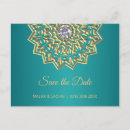Buscar indian wedding save the date invitaciones Elegante