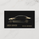 Buscar chófer tarjetas de visita Conductor privado