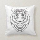 Buscar zen enredo cojines Tigre