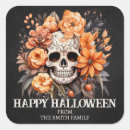 Buscar dia de los muertos pegatinas Floral