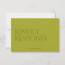 Buscar único tarjetas rsvp Minimalista