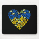 Buscar paz y amor alfombrillas de raton Corazón