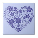 Buscar corazones azules azulejos Flores