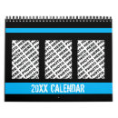 Buscar azul calendarios Plantilla