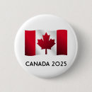 Buscar bandera canadiense chapas Rojo