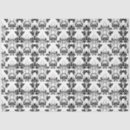 Buscar diseño blanco y negro papel de seda Para él