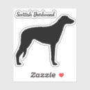 Buscar escocés pegatinas parachoque Deerhound