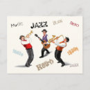 Buscar saxofón postales Músico de jazz