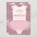 Buscar una pequeña princesa invitaciones Purpurina
