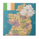 Buscar bandera de irlanda azulejos Vintage