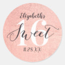 Buscar sweet 16 pegatinas Elegante