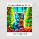 Buscar gatito feliz postales Navidades