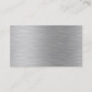 Buscar aluminio cepillado tarjetas de visita Acero