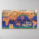 Buscar mapa del mundo histórico posters Atlas históricos