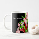 Buscar colibrí y flores tazas Floral