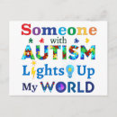 Buscar rompecabezas del autismo postales Síndrome de asperger