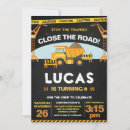 Buscar construction birthday invitaciones Truck