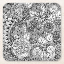 Buscar el colorear posavasos Estilo del zen enredo