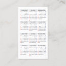 Buscar calendario tarjetas de visita 2026