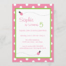 Buscar mariquita invitaciones Rosa