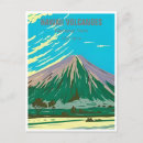 Buscar volcán postales Acuarela