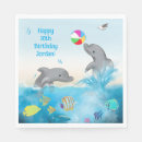 Buscar delfines servilletas Cualquier niño