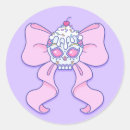 Buscar calaveras de azúcar pegatinas Para ella