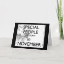 Buscar noviembre tarjetas de cumpleaños Otoño