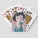 Buscar surrealista barajas de cartas Vintage