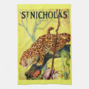 Buscar leopardo paños de cocina Animales salvajes