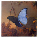 Buscar mariposa azul azulejos Vintage