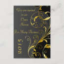 Buscar formal del oro negro invitaciones graduacion Para todos