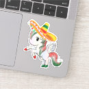 Buscar unicornio rojo pegatinas Blanco