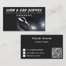 Buscar servicio limo tarjetas de visita Taxi