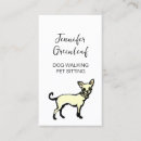 Buscar paseo tarjetas de visita Para mascotas