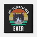 Buscar gato blanco y negro imanes Divertido