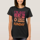 Buscar sunday funday camisetas Divertido