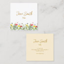 Buscar abeja tarjetas de visita Floral