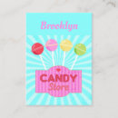 Buscar confitería tarjetas de visita Lollipops