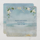 Buscar estrellas de mar y flores invitaciones Playa