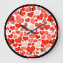 Buscar en forma corazón de relojes de pared Corazones