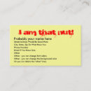 Buscar chistosas tarjetas de visita Negocio