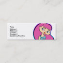 Buscar muestra la astrología de tarjetas de visita Zodiacgirlz