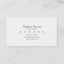 Buscar maria tarjetas de visita Simple