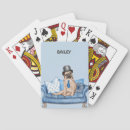 Buscar pug barajas de cartas Ilustracion