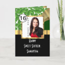 Buscar dieciséis tarjetas Hija