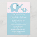 Buscar elefante azul invitaciones Safari