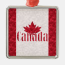 Buscar bandera de canadá adornos Rojo