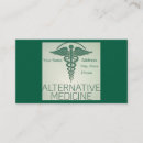 Buscar alternative medicine tarjetas de visita Natural