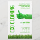 Buscar ecológico flyers Verde